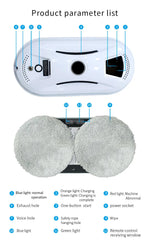 Luxoum™ Intelligent Glass Cleaning Robot with Remote Control & Safety Rope